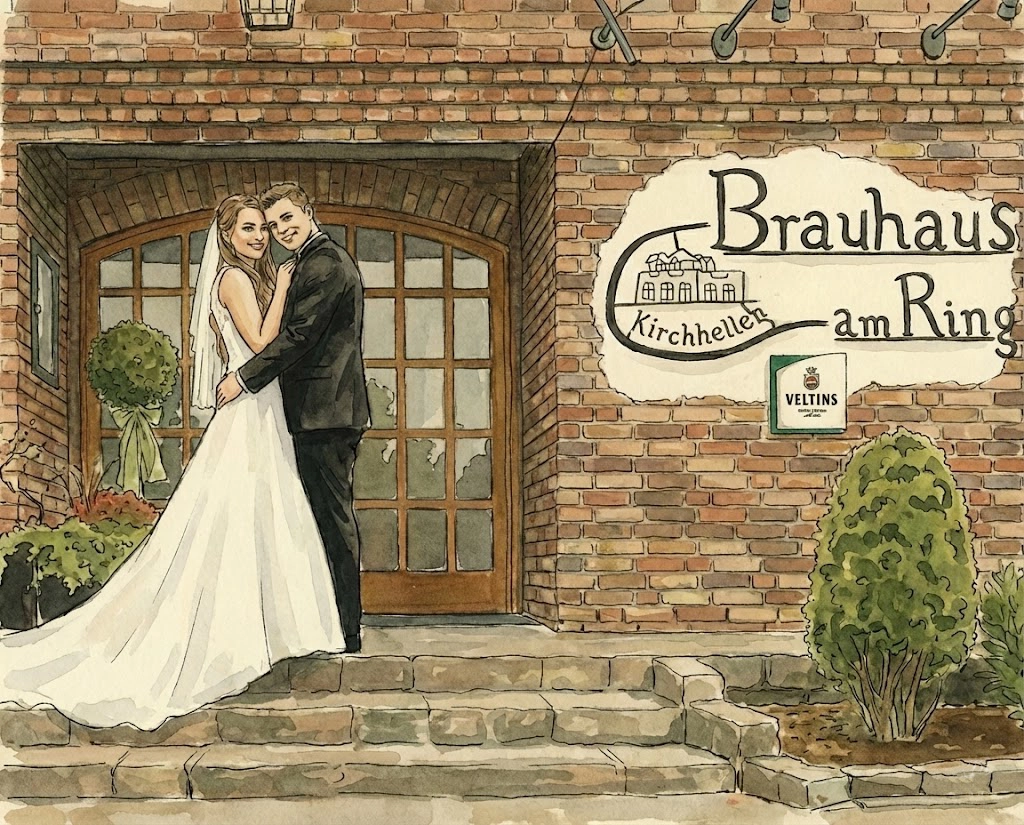 Brauhaus am Ring - Aussenansicht Eingang (Illustration)
